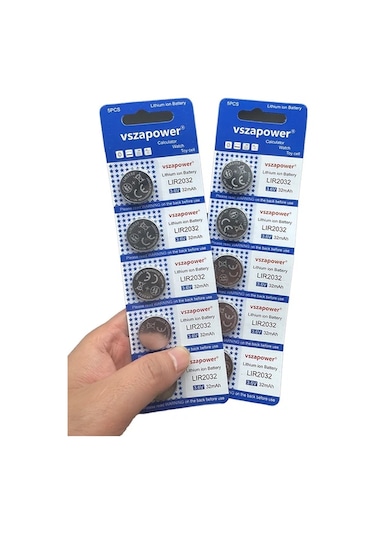 Topshop1 Lır2032 Şarj Cihazı 1 Saat Şarj 10 Adet Lır2032 Pil Hediyeli