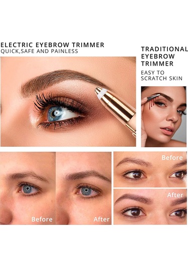 Ruicoo Usb Şarjlı Döner Diskli 2w 600mah Ni-mh Pil Abs+uv Elektrikli Kaş Tıraş Makinesi Renkli Çok Renkli