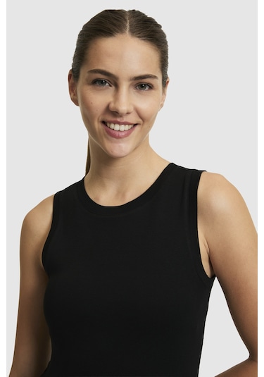 U.s. Polo Assn. Kadın Siyah Tişört Basic 50323534-vr046