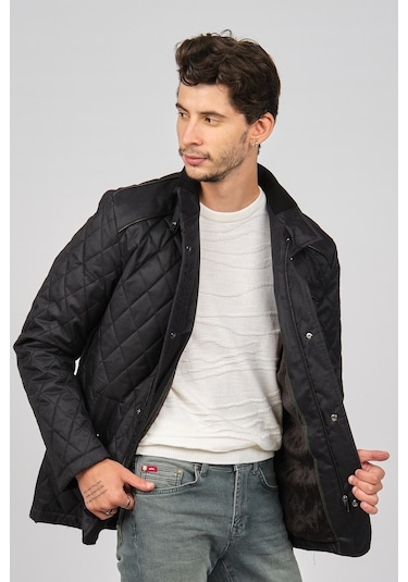 Daynax Erkek Içi Kürklü Kapitone Kaban 4926000 Siyah-Siyah