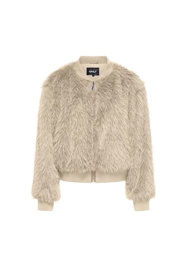 Only Manny Kadın Krem Polar Ceket 15322405-ps Krem
