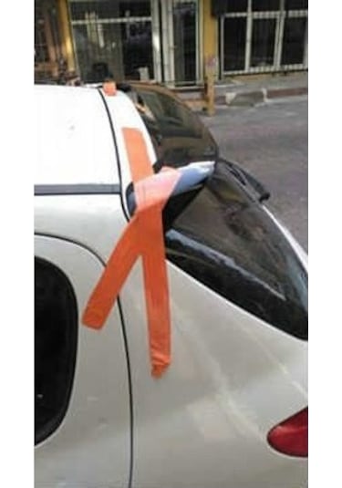 Peugeot 206 Spoyler, Abs Plastik Boyasız Arka Cam Üstü Rüzgarlık