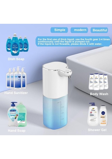 Xindoker Otomatik Dokunmasız Sabun Dispanseri, Banyo Ve Mutfak İçin Şarj Edilebilir Duvar Tipi, Cnhıdee Diğer