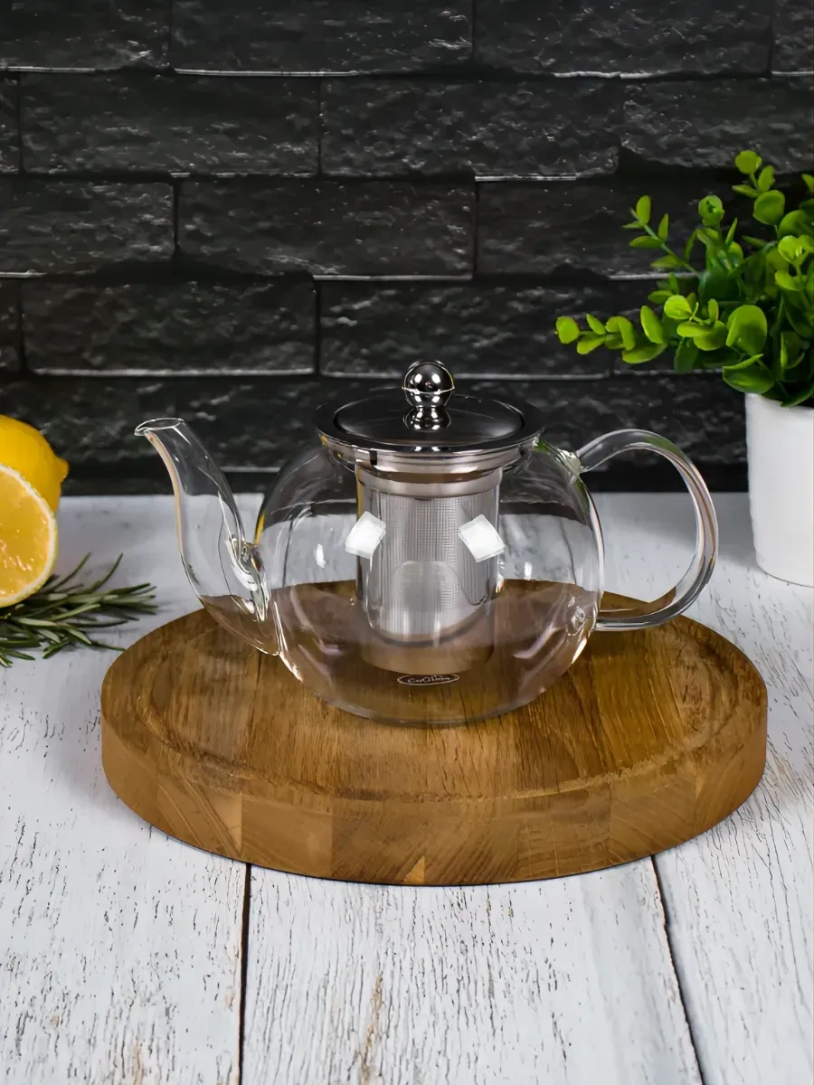 Cnglass Çıkarılabilir Filtreli Demlik 600 Ml 310788298 Beyaz