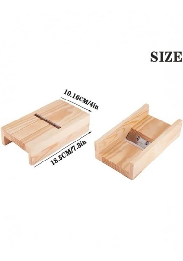 El Yapımı Ahşap Sabun Kesme Makinesi, Keskin Bıçaklı Sabun Ve Mum