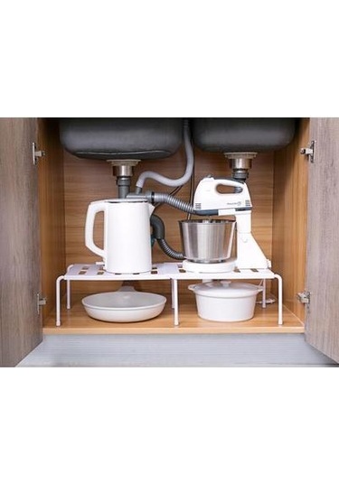 Genişletilebilir Ayakkabı Rafı Depolama Rafında Abs Ayakkabı Organizatör Tutucu Lavabo Depolama Raf Kabine Organizatörü Evde Depo Tutucular Ve Amp Raflar 19 x 7 CM