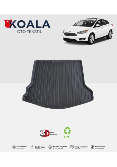 Ford Focus 3 Sedan Kalın Stepne 2011-2014 3d Bagaj Havuzu