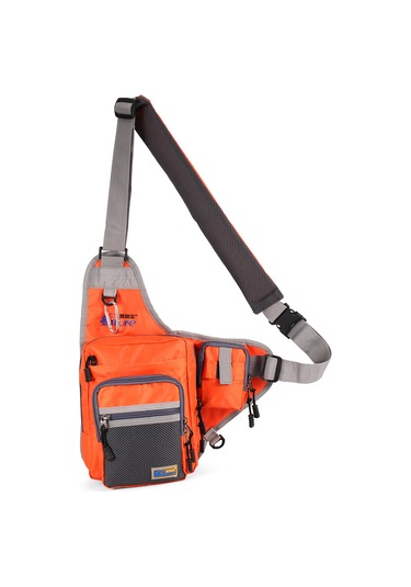 Xindoker Oranj Su Geçirmez Kumaş Balıkçılık Çantası - Çok Amaçlı, Bölmeli Ve Dayanıklı - Olta Gereçlerini Taşıma