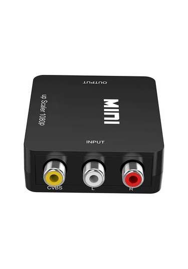 Suofeng Av'dan Hdmı'ye Dönüştürücü, 720p/1080p Manuel Ayar, Mini Boyut, Usb Şarjlı, Ev Ve Ofis Kullanıma Uygun