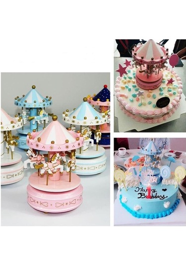 Ulzyvf Çocuklar İçin Renkli At Kutusu - Led Işıklı Bebek Oyuncak - Doğum Günü Hediyesi