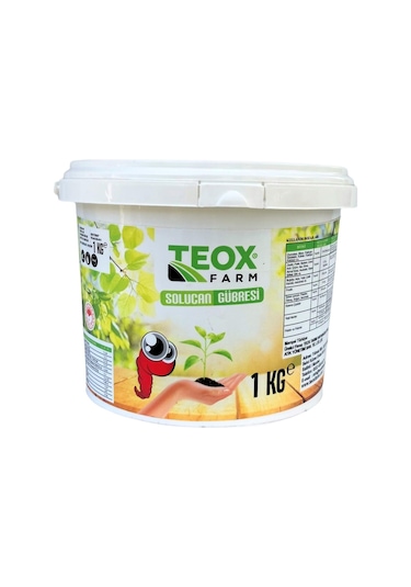 Teoxfarm Katı Solucan Gübresi 1 Kg