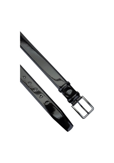 Tamer Tanca Erkek Hakiki Deri Siyah Rugan Kemer 171 01 Bttl Erk Kemer Sıyah Rugan Siyah Rugan