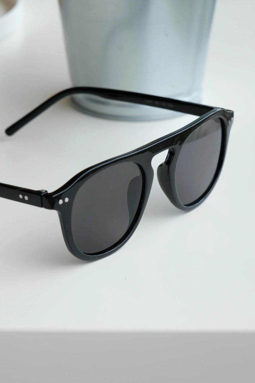 Royal Eyewear Re1107 Siyah Güneş Gözlüğü Siyah - Mavi