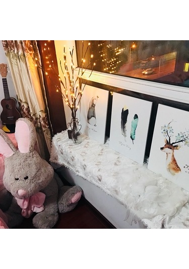 Led Söğüt Şube Lambası Çiçek Işıkları Tatil Evi Noel Partisi Bahçe Dekorasyonu Kumandalı Noel Doğum Günü Hediyeleri Sıcak Beyaz Diğer