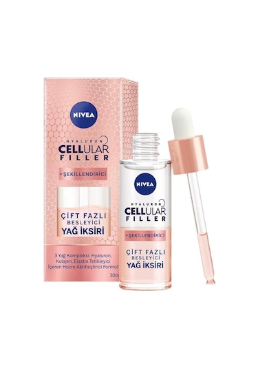 Nivea Hyaluron Cellular Filler Şekillendirici Çift Fazlı Besleyici Yağ İksiri 30 ML