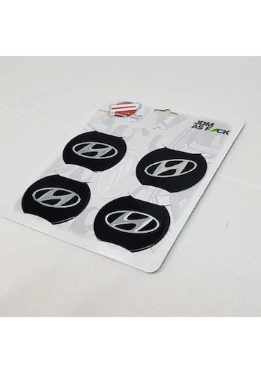 Jant Göbeği Arma Hyundai 60mm 4'lü Siyah