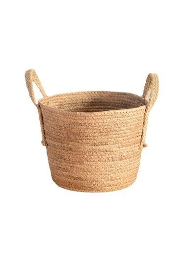 Dokuma Elde Taşınabilen Çiçek Sepetleri Rattan Saksılar Saklama Sepetleri B