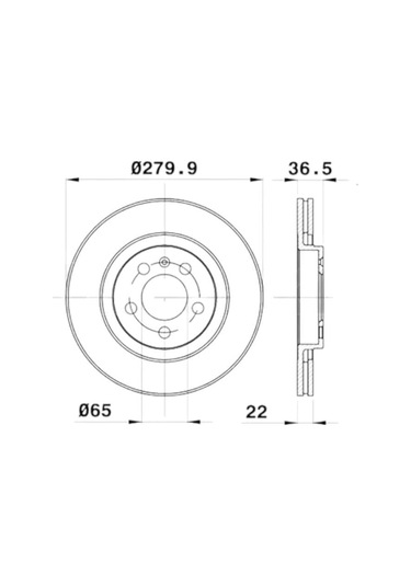 Vw Golf 4 Bora Ön Fren Disk Takım 1998-2004 1j0615301e-2