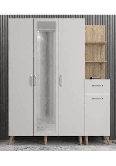 Açelya Portmanto Vestiyer Ayakkabılık Mb-180cm Montaj Dahil M3