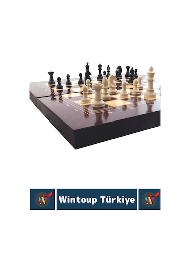 Elit Yüksek Kaliteli Uzun Ömürlü Aile Ev Arkadaş Kahve Cafe Tavla Dama Satranç 3in1 Oyun Takımı