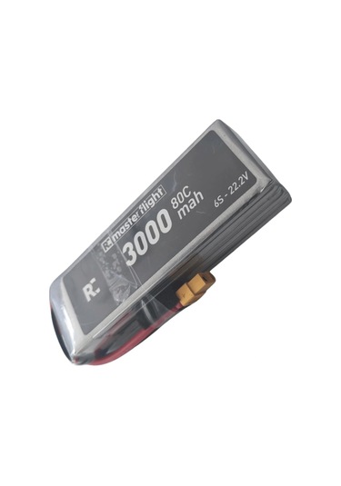 22.2v Li-po Pil 3000mah 80c 6s Lityum Polymer Batarya