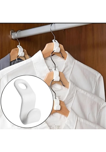 10 'lu Pratik Askı Çoğaltıcı Kanca Seti Çok Renkli