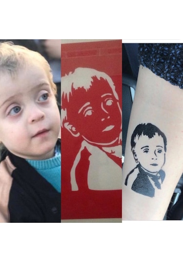 Özel Tasarım Resimden Dövme Seti Spreysiz Sadece Desen (457440913)