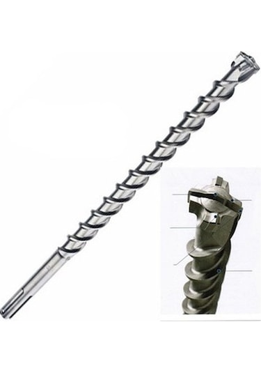 Sds Max Matkap Ucu 4 Elmaslı 28x1000 Mm