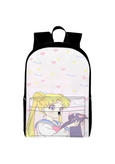 Trendooze Uygun, Siyah Siyah Sırt Seyahat, Sailor Organizasyon Moon Kawaii Karikatür, İş İnç İle, İçin, Genç, Dizüstü Çoklu Cf69 Çantası, Çalışması Bölmeleri Bilgisayara 15.6 Oh Siyah