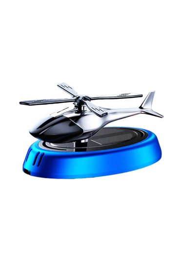 Neevoyu Güneş Enerjili Otomobil Uçak Aromaterapi: Hızlı Dönüş, Hava Temizleme, Sessiz Motor, Mavi + 1 Koku Dilimi + 1 Parfüm Sıvısı