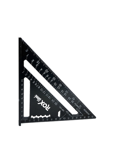 Rox Wood 0023 Alüminyum Üçgen Marangoz Gönye 175 Mm