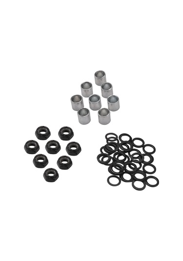 56 Parça Kaykay Kamyonu Donanım Seti Ara Parçalar Dahil Gümüş&siyah Gümüş - Siyah