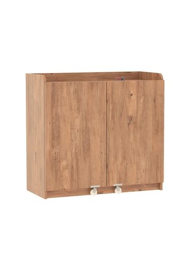 Bofigo Gökçe Çok Amaçlı Erzak Kiler Mutfak Dolabı Çam