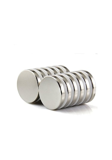 5 Adet Çap 25Mm X Kalınlık 5Mm Yuvarlak Güçlü Neodyum Mıknatıs