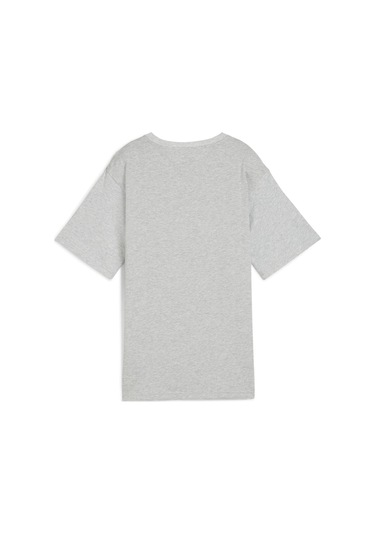 Puma Essentıals Small Logo Kadın Geniş Kesim Tişört 688310 04 Gri