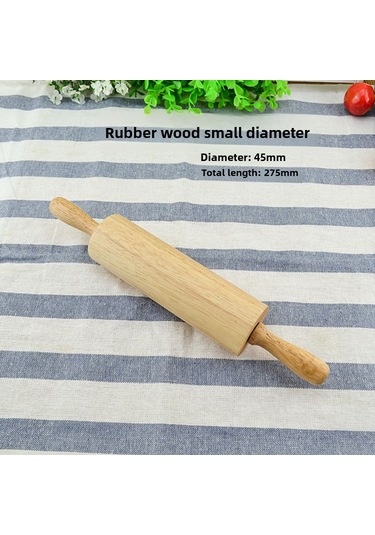 Yifomall Küçük Boy 27.5cm Kauçuk Ağaçlı Noel Geyiği Desenli Gravürlü Hamur Silici - Hamur Yayma, Manti, Makaron İçin Fırın Gereci