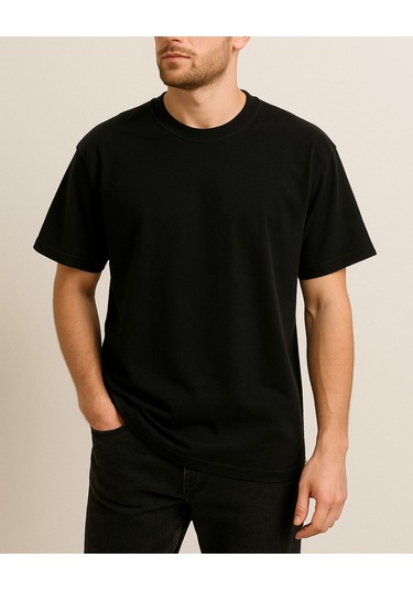 Hugo Boss Catzilla Baskılı T-shirt Siyah