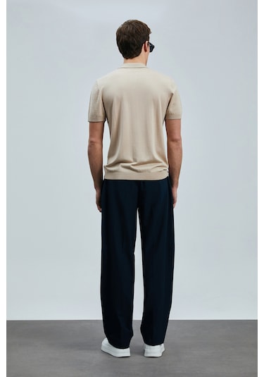 Lufian Hector Erkek Modal Karışımlı Kazak Bej Bej 111090132100550 Bej