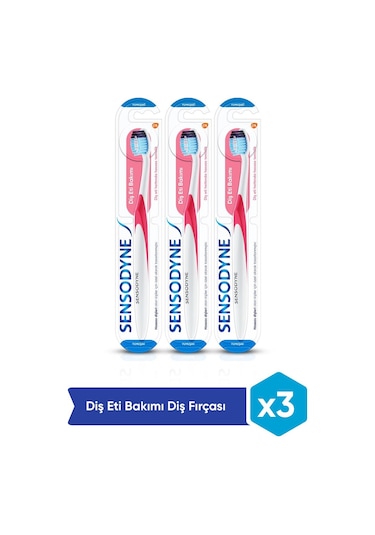 Sensodyne Diş Eti Bakımı Yumuşak Diş Fırçası 3'lü