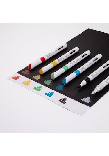 Bruno Visconti "sketch & Art" Akrilik Marker Kalem 6 Renk
