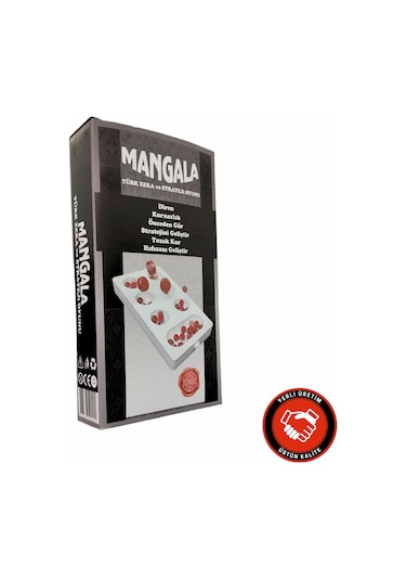 Mangala Türk Zeka Ve Strateji Oyunu - Plastik Kapaklı Mangala