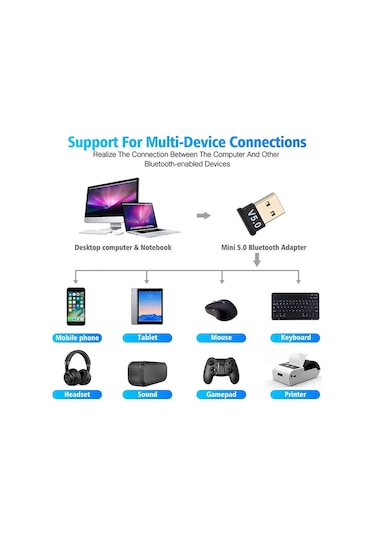 Concord B-11 Bluetooth 5.0 Doungle Alıcı