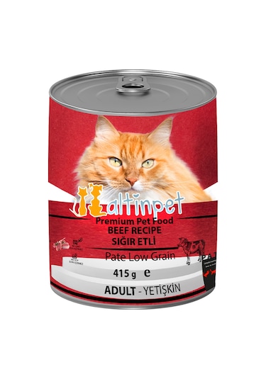 Altınpet Sığır Etli Yetişkin Kedi Maması 12 x 415 G