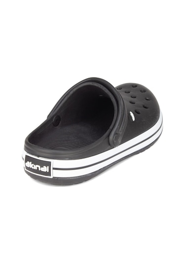 Akınal Bella E195 Siyah Erkek Hastane Sabo Terlik Sandalet (498351873) Siyah