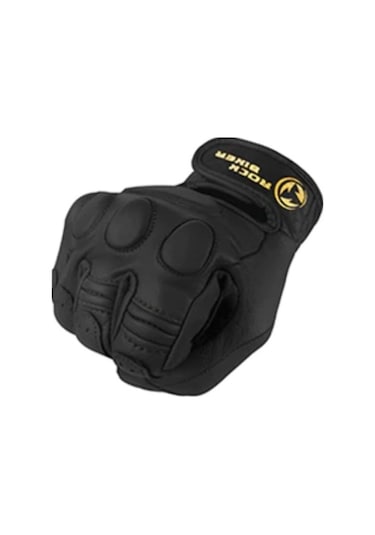 Motosiklet Retro Deri Eldiven Korumalı Dokunmatik Ekran