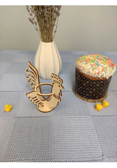 Woodiks Paskalya Yumurtası Standı 152646959 Bej