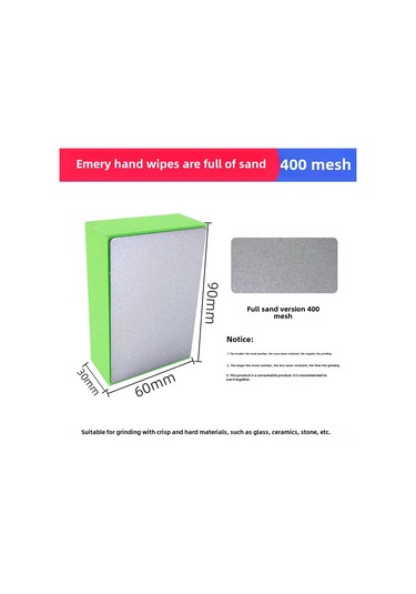 Yuntech01 Diamantlı Zımpara Diski: Cam, Fayans, Kaynak Taş İçin Yumuşak Kenar İşleme Aleti - Tam Zımparalı 400 Profesyonel Kullanım