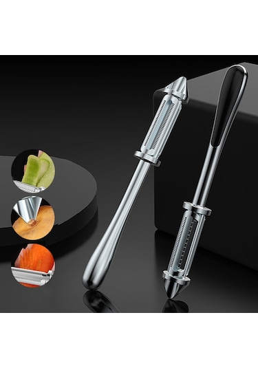 Sones 5'i 1 Arada Çok İşlevli Paslanmaz Çelik Meyve Soyma Bıçağı