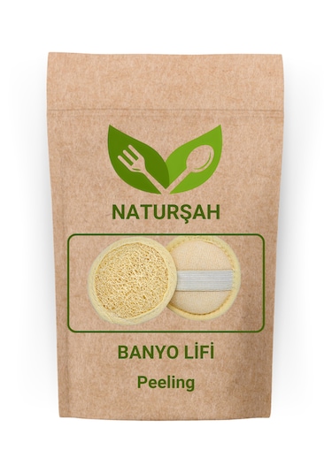 Naturşah Doğal Kabak Banyo Lifi Yüz İçin