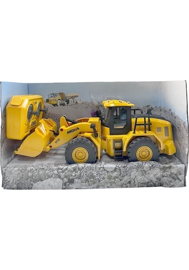 28 Cm Uzaktan Kumandalı Fonksiyonlu Kepçe 2410 Sarı 2.4g